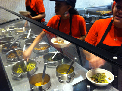 Assembly line at ShopHouse