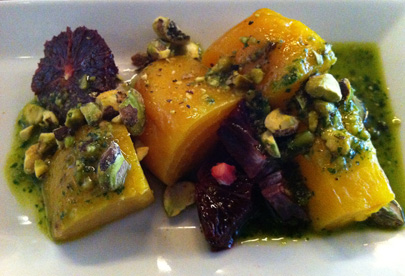 Beet Salad with Blood Orange an Pistachios