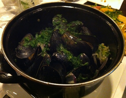 Mussels mariniere
