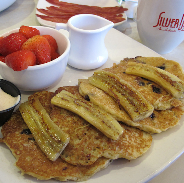 Quinoa Coconut Pancakes from the Silver Diner.